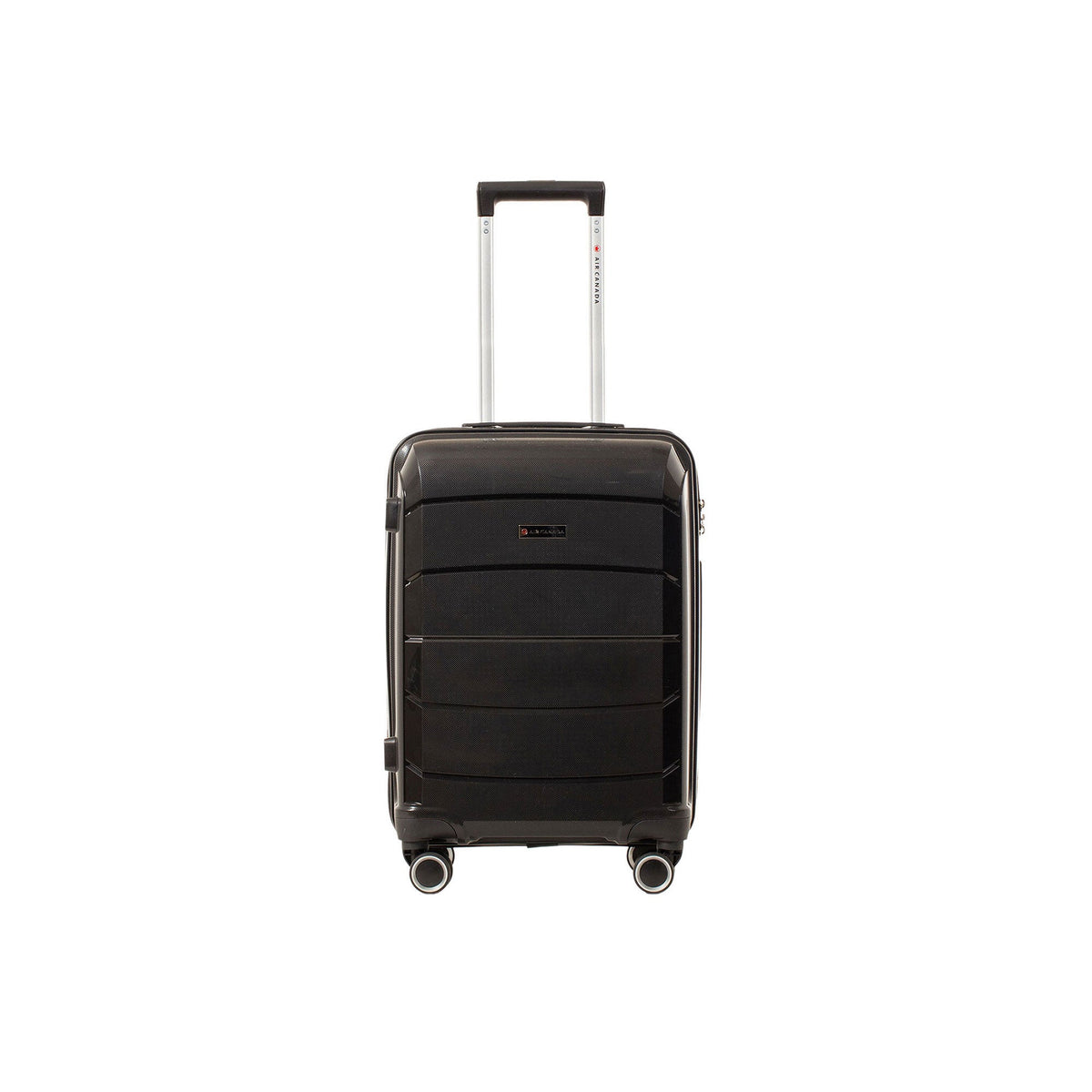Air Canada Luggage Black Air Canada Optimum Hardside 3 Piece Luggage Set
