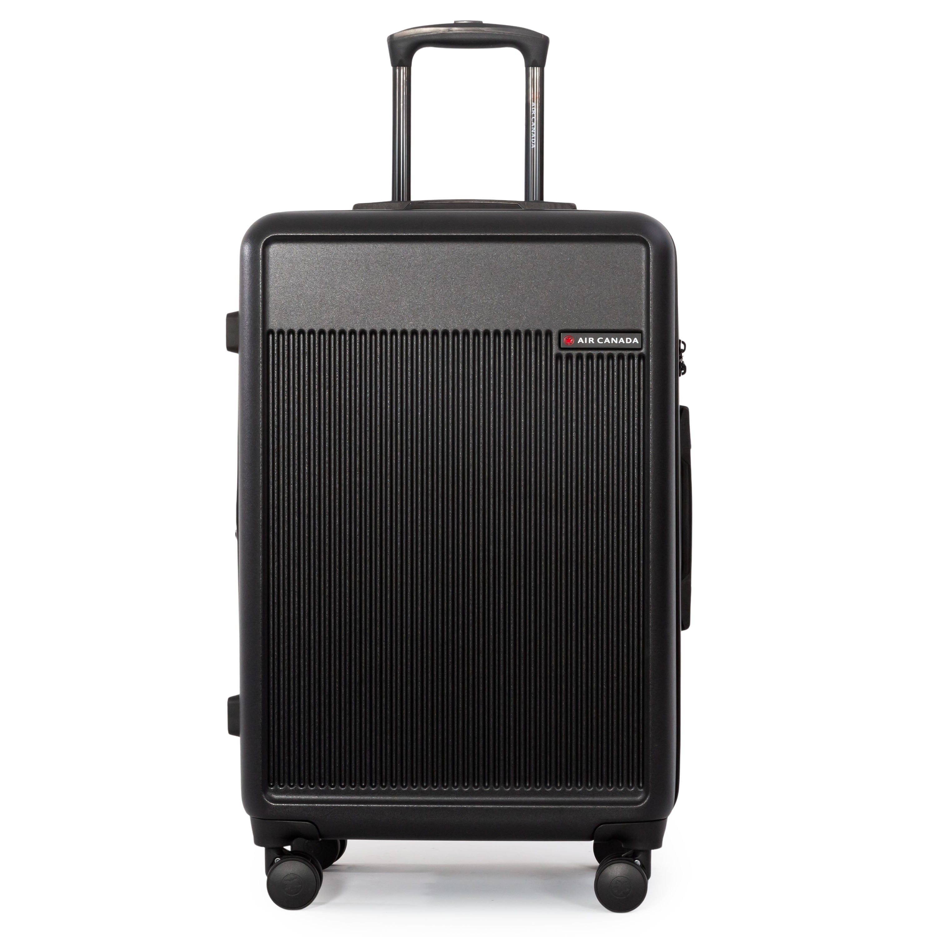 Air Canada Luggage Black Air Canada True North Expandable Spinner Medium Luggage