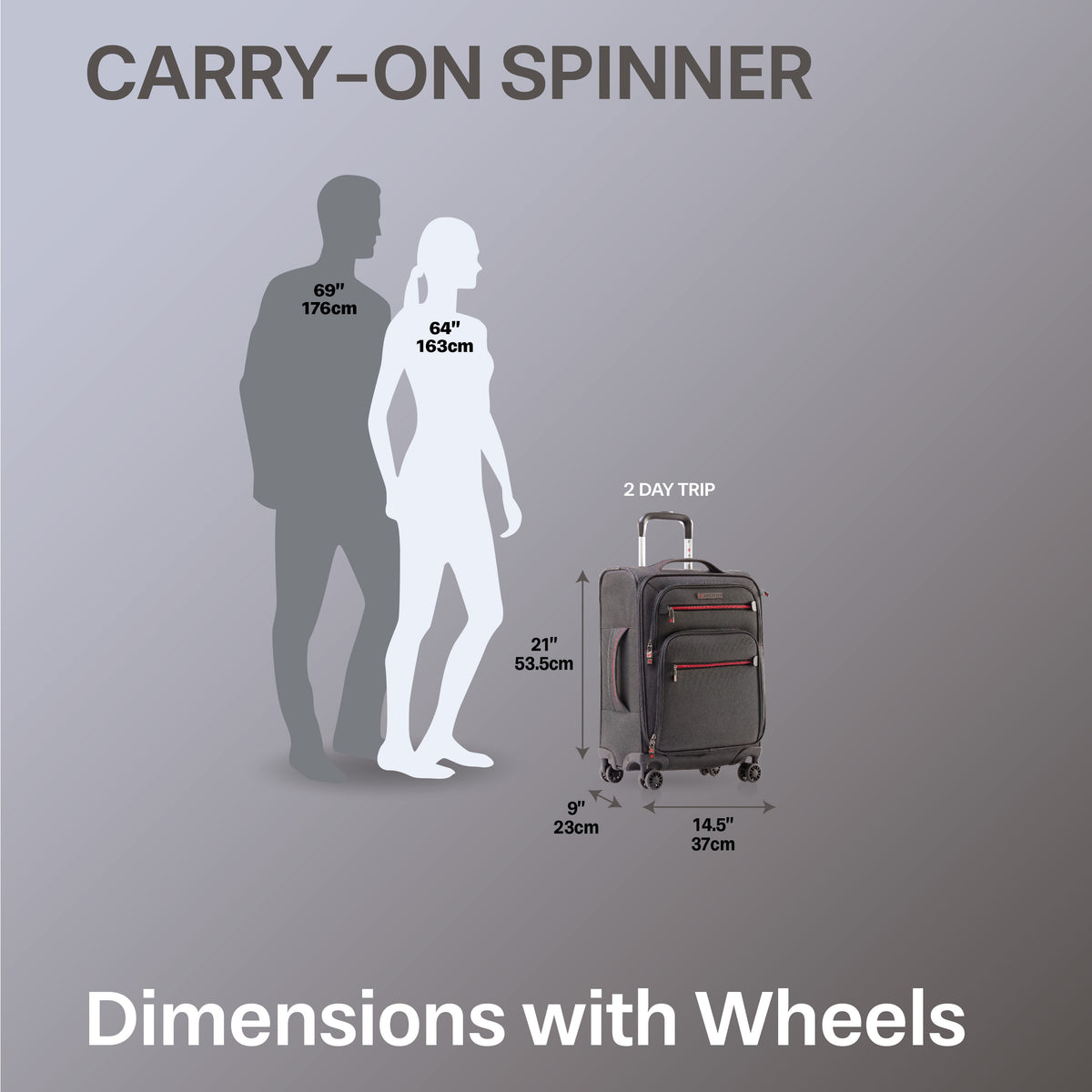 Air Canada Luggage Grey Air Canada Indigo Lite Carry-On Spinner Luggage