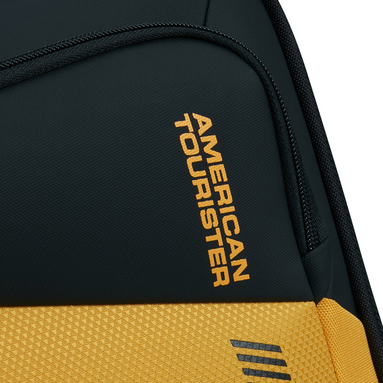 American Tourister Luggage Black/Yellow American Tourister Daring Dash Spinner Expandable Carry-On Luggage - Black/Yellow