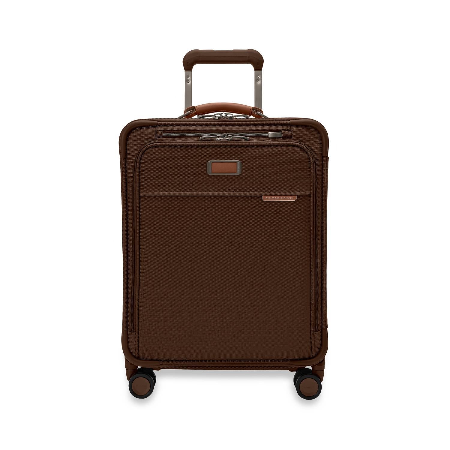 Briggs & Riley Luggage Chocolate Briggs & Riley Baseline Global Carry-On Spinner Luggage