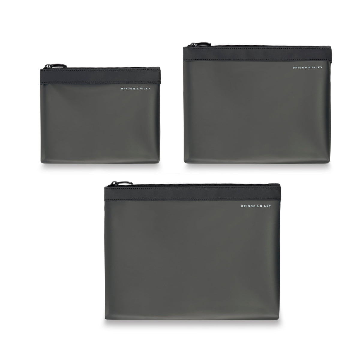 Briggs & Riley Travel Accessories Black Briggs & Riley Travel Essentials Translucent Pouch Set