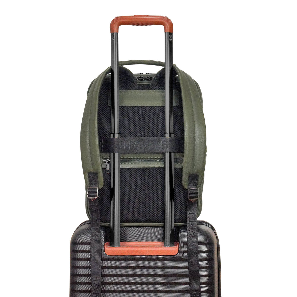 Champs Backpacks Champs Onyx Leather Compact Backpack
