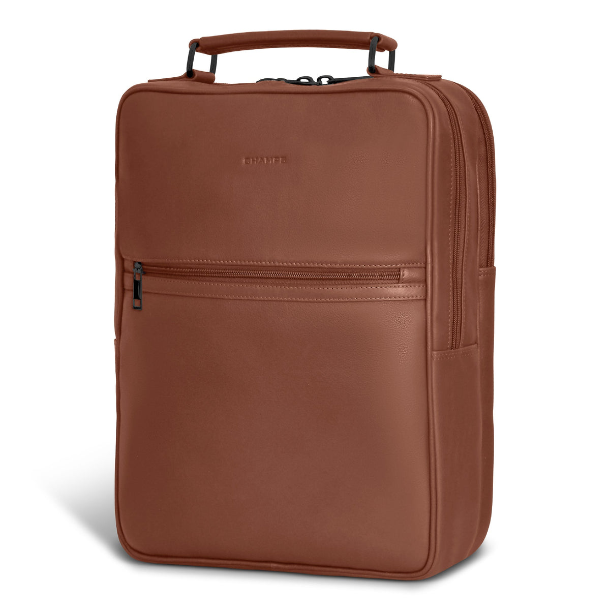 Champs Backpacks Champs Onyx Leather Compact Backpack