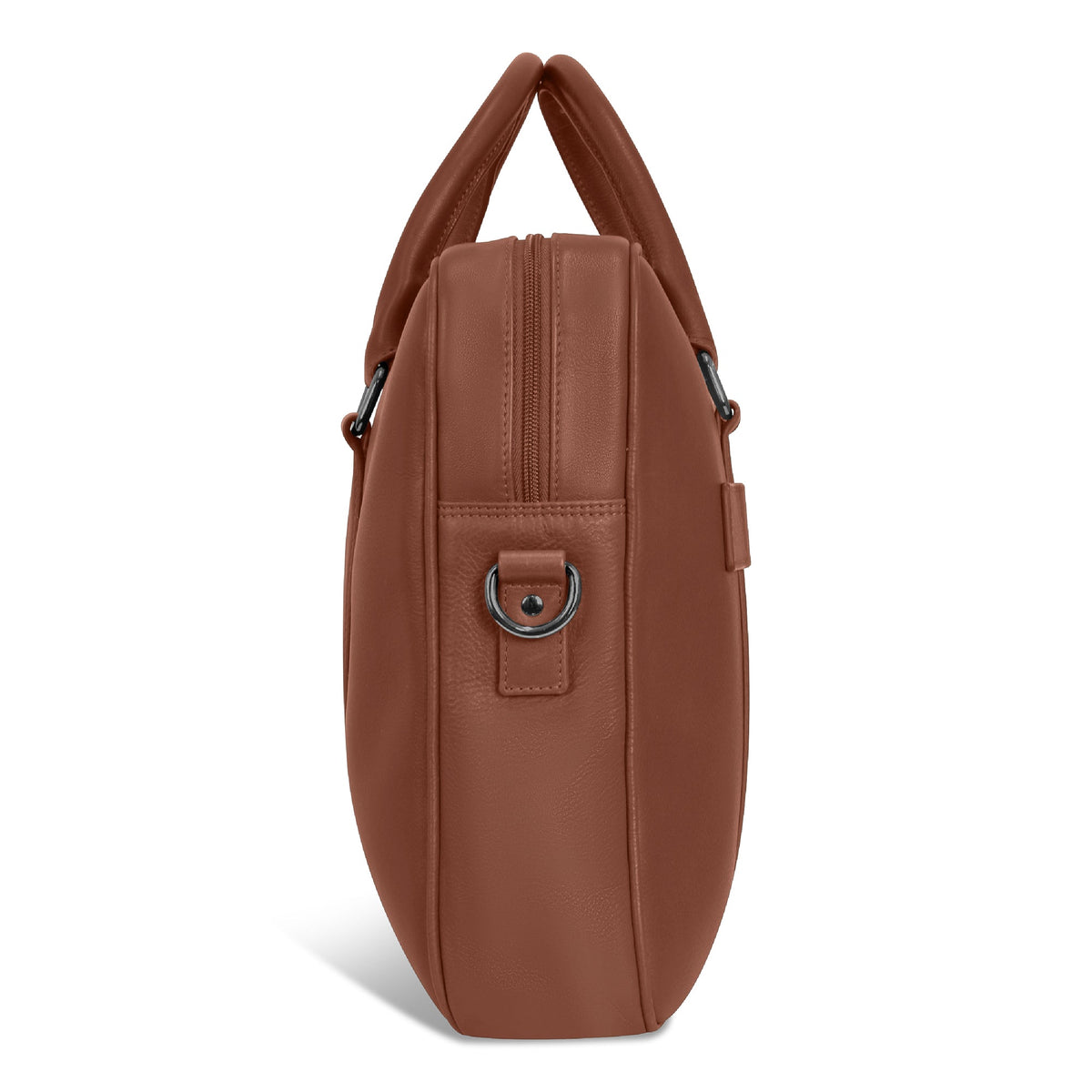 Champs Briefcases Champs Onyx Leather Slim Briefcase