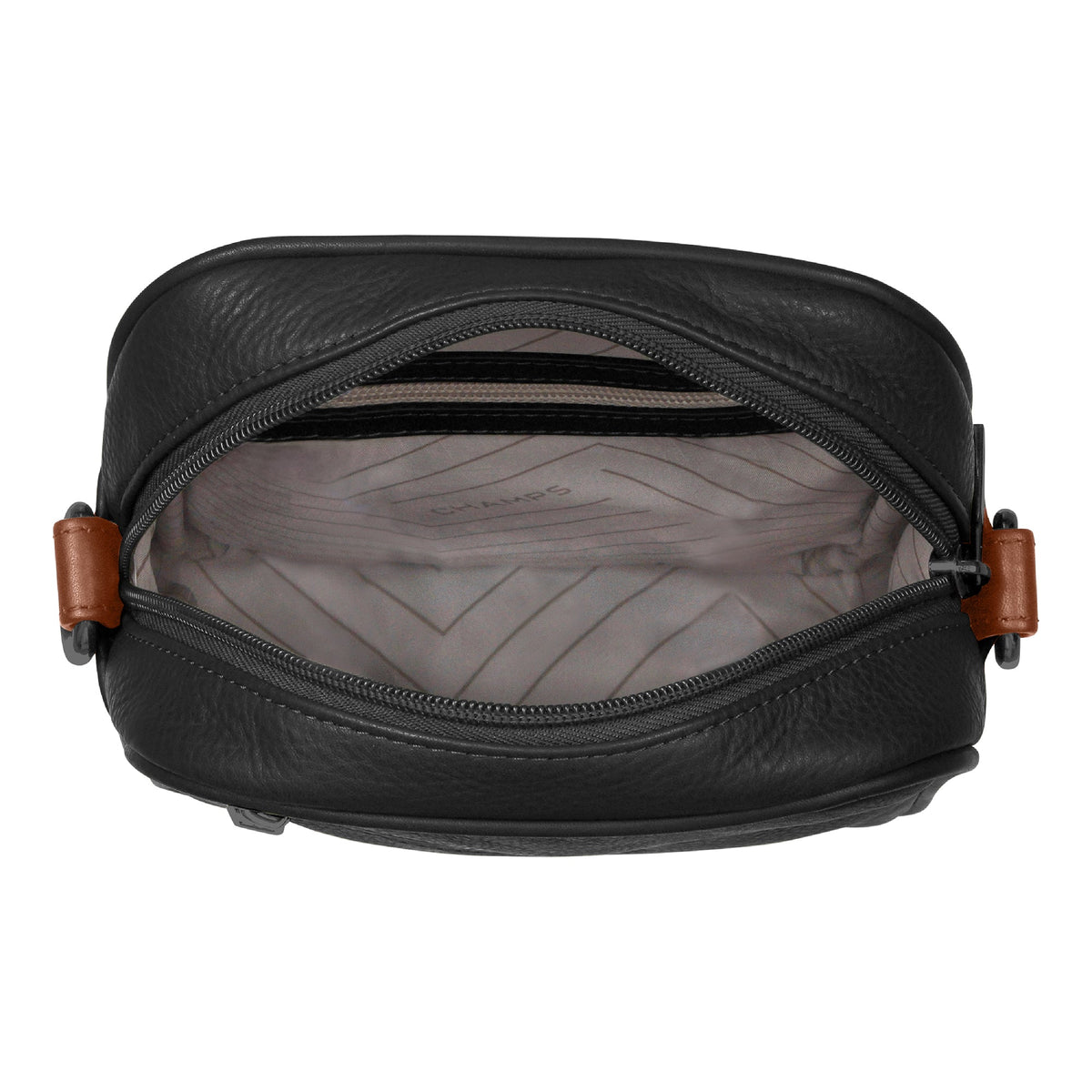 Champs Cross-Body Bag Champs Onyx Leather Vertical Cross-Body Bag