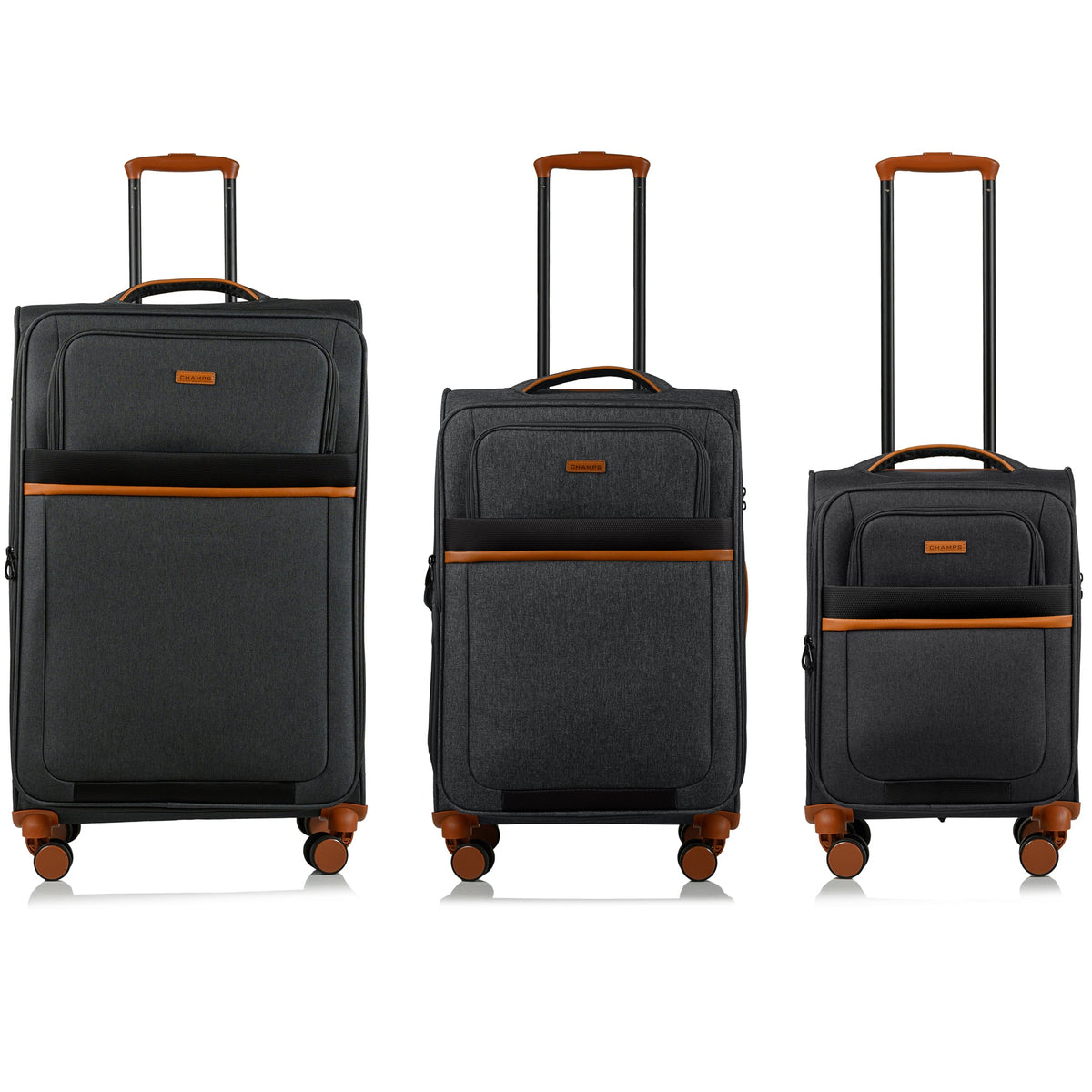 Champs Luggage Champs Classic II Expandable 3-Piece Luggage Set
