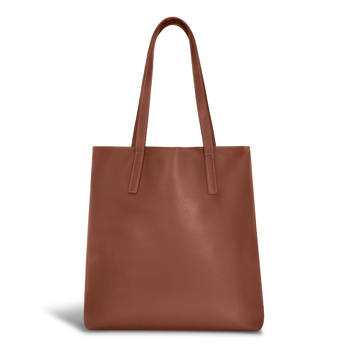 Champs Tote Bag Champs Onyx Leather Vertical Tote