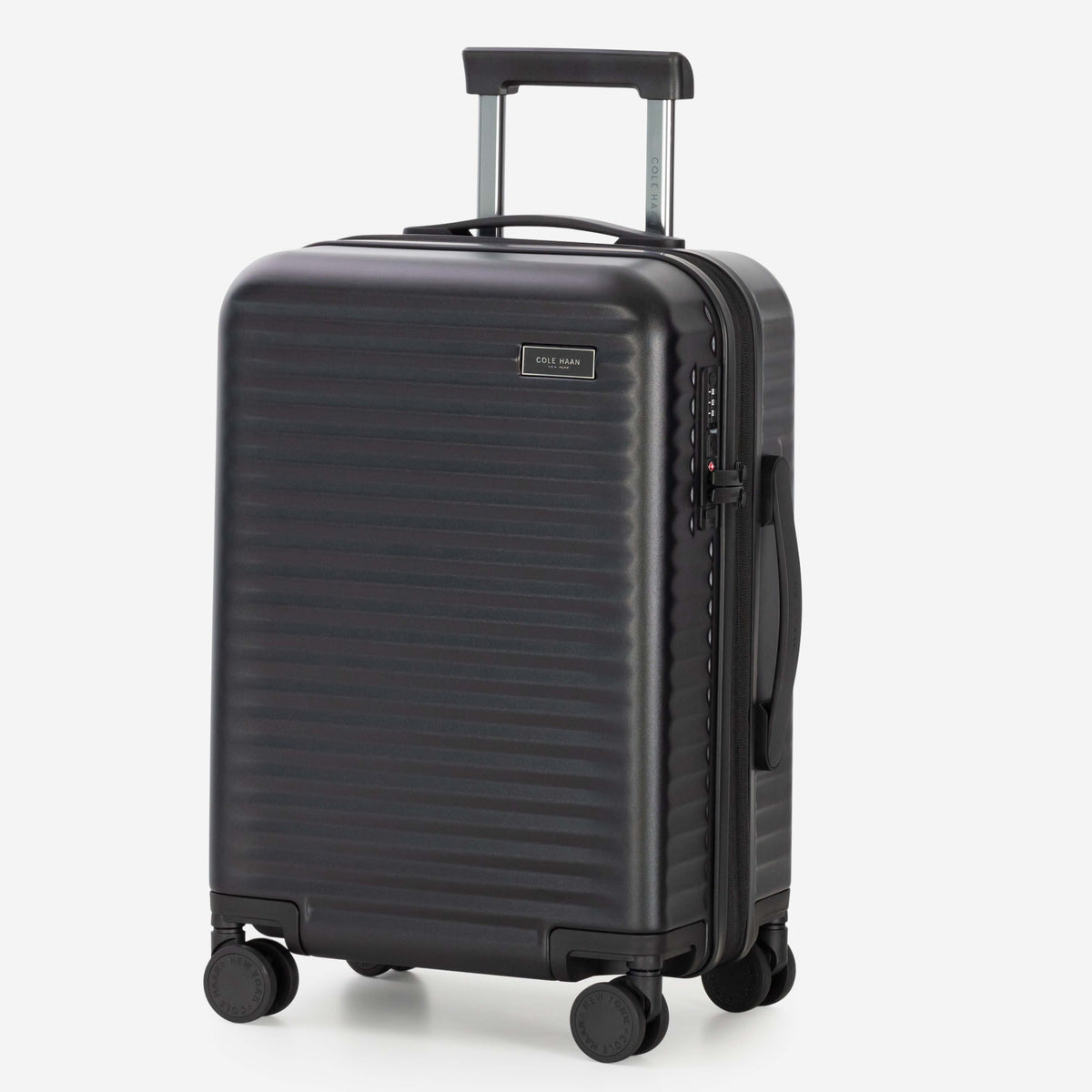 Cole Haan Luggage DNA Black Cole Haan Traverse Series Premium Hardside Carry-On Luggage