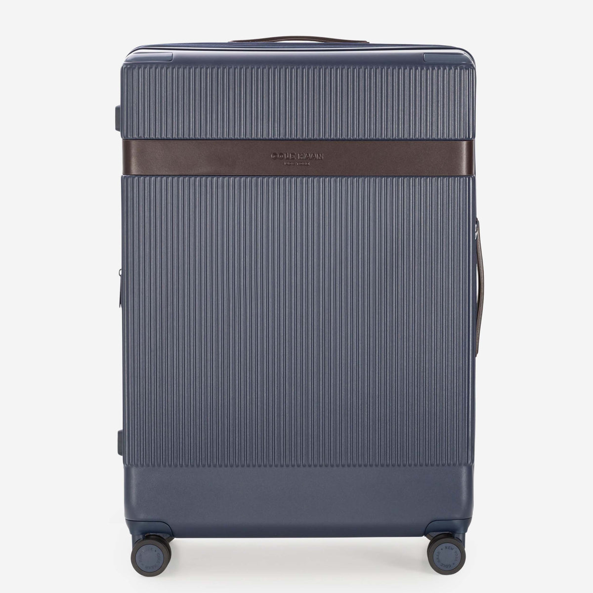 Cole Haan Luggage Navy Blazer/DNA Dark Chocolate Cole Haan Heritage Pro Premium Hardside Large Checked Luggage