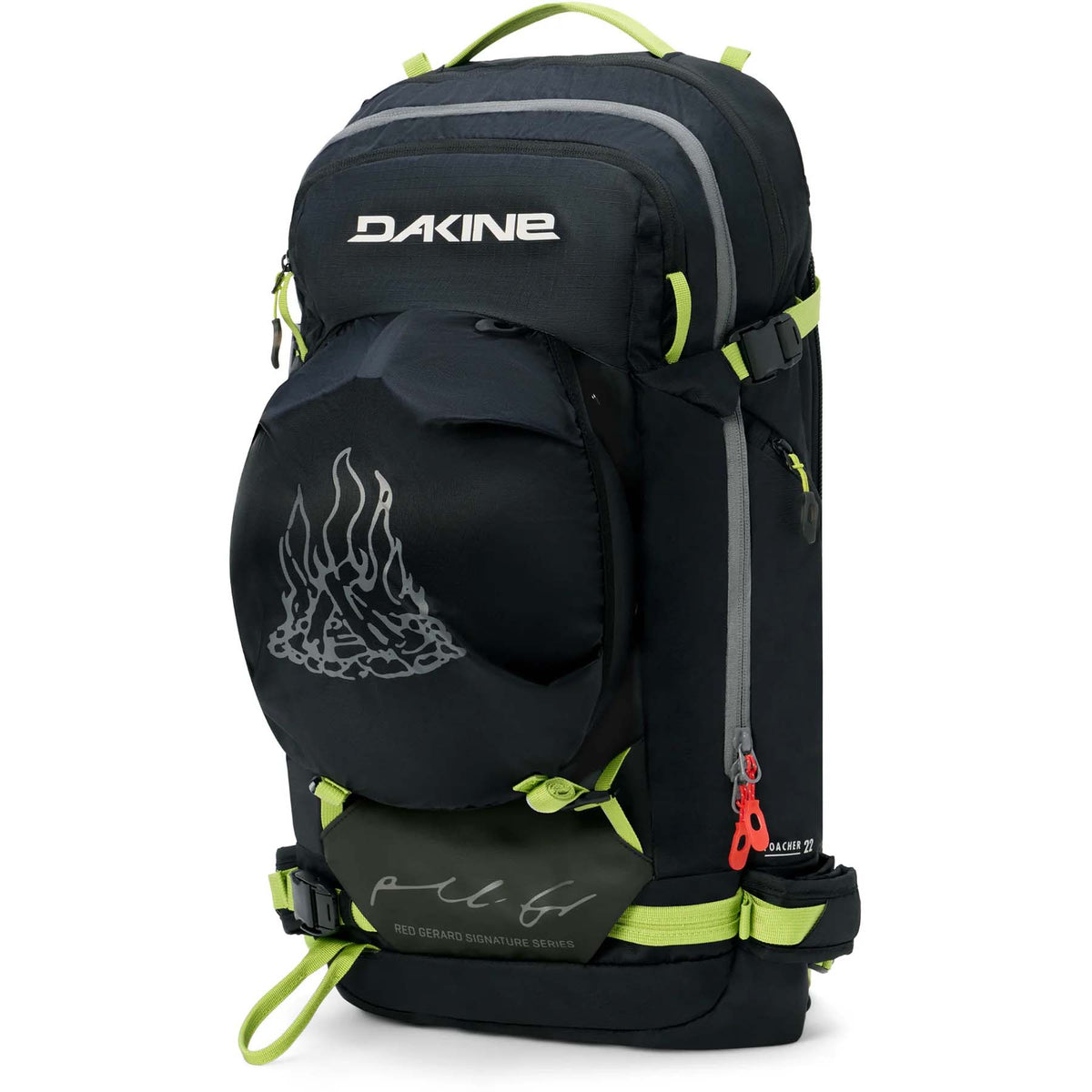 Dakine Backpacks Gerard Macaw Green Dakine Team Poacher Backpack 22L Red Gerard - Gerard Macaw Green