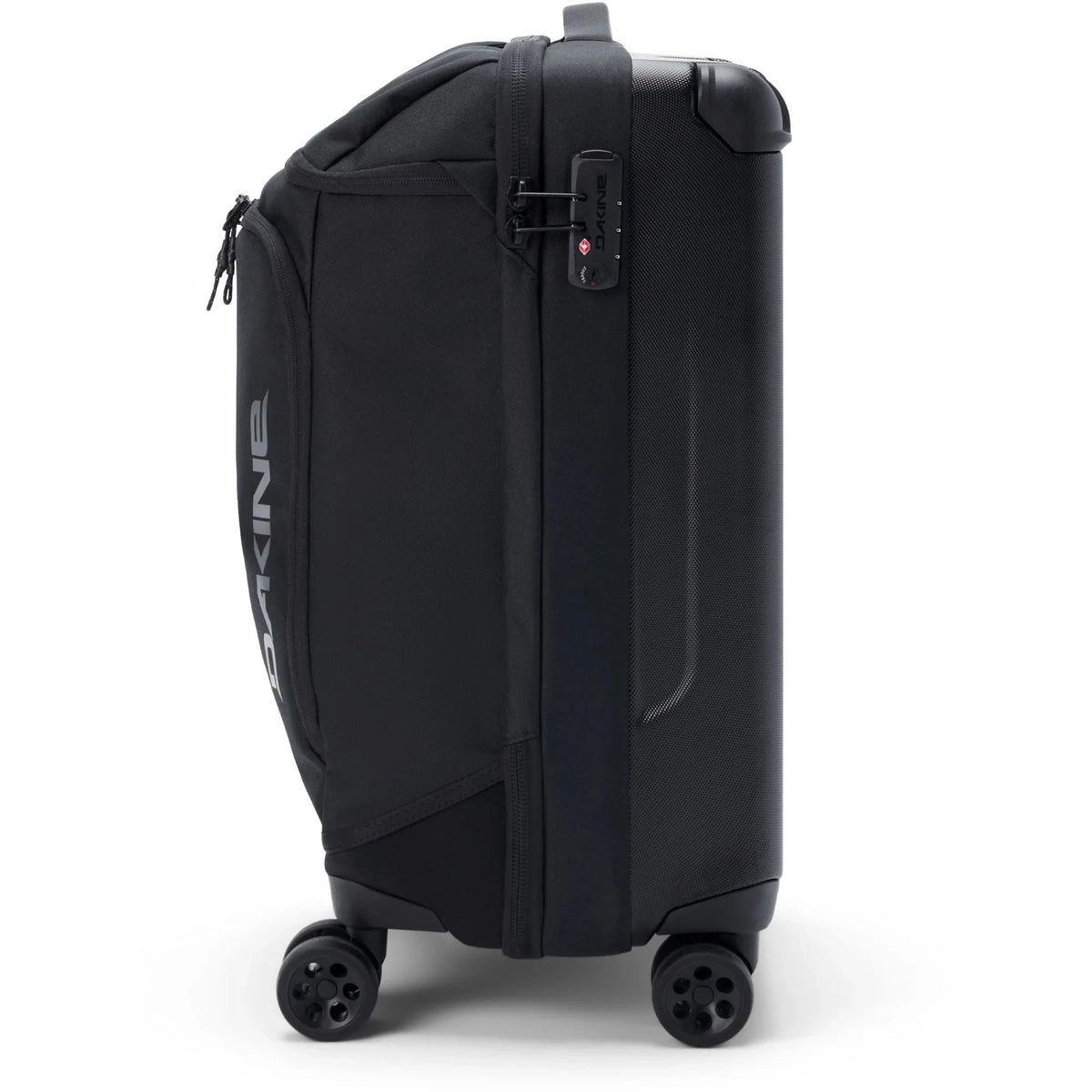 Dakine Luggage Black Dakine Split 4-Wheel Carry On Roller Bag 48L - Black