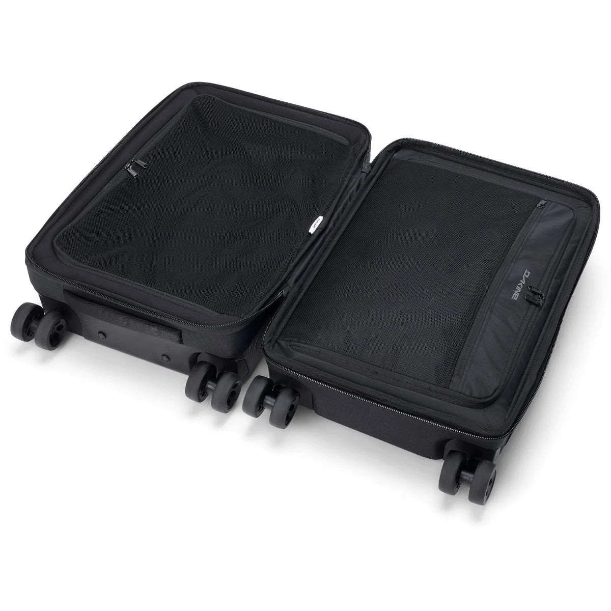 Dakine Luggage Black Dakine Split 4-Wheel Carry On Roller Bag 48L - Black