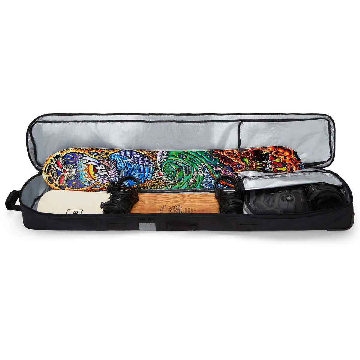 Dakine Snowboard Bag Carbon Heather Dakine Low Roller Snowboard Bag 165cm - Carbon Heather