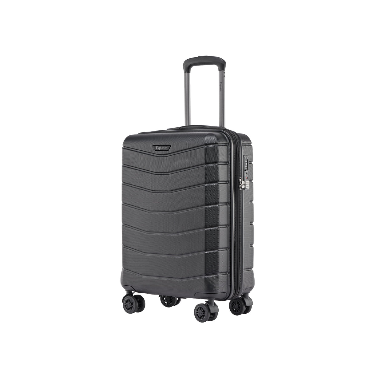 Explorer Luggage Black Explorer Flex Expandable Carry-On Luggage