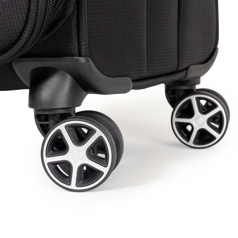 Explorer Luggage Black Explorer Onyx Carry-On Expandable Spinner Luggage