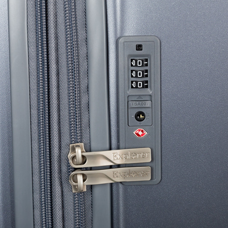 Explorer Luggage Explorer Passport Anti-Theft Expandable 3-Piece Luggage Set