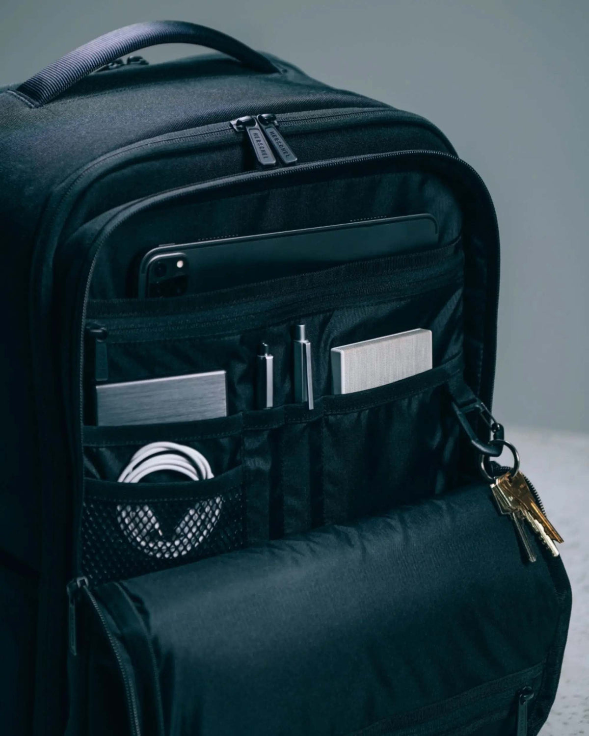 Herschel Backpacks Black Herschel Kaslo Travel Backpack Tech - Black