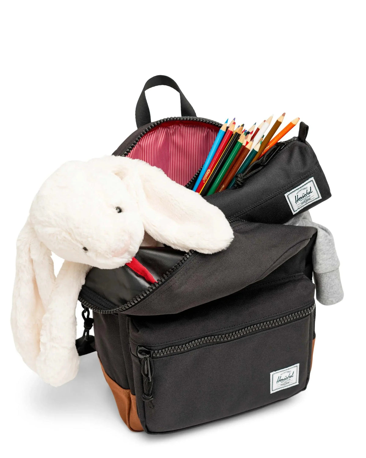 Herschel Backpacks Stencil Checker Opera Mauve Herschel Heritage Kids Backpack - Stencil Checker Opera Mauve