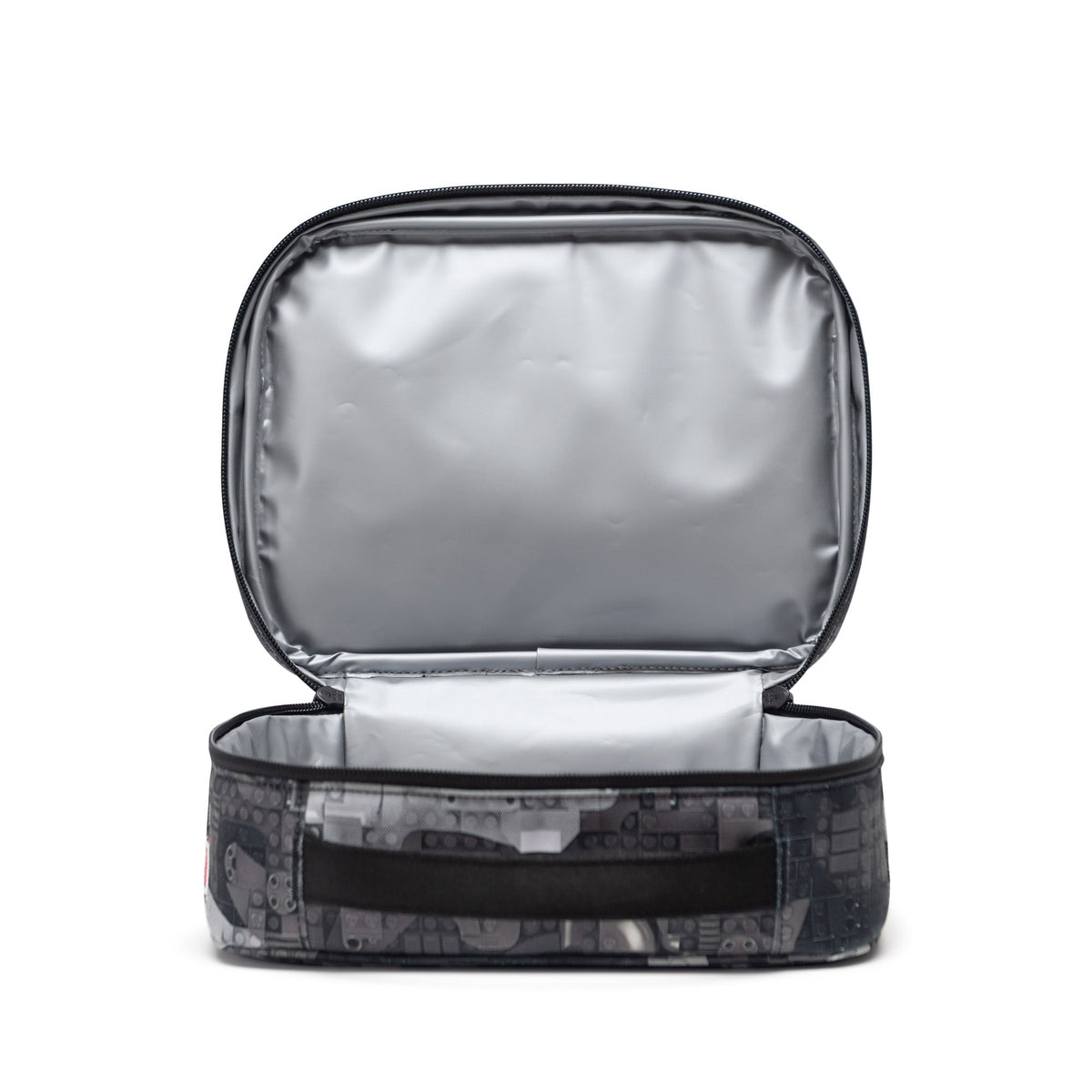 Herschel Lunch Bag Abstract Bricks Black Herschel LEGO Pop Quiz Lunch Box - Abstract Bricks Black