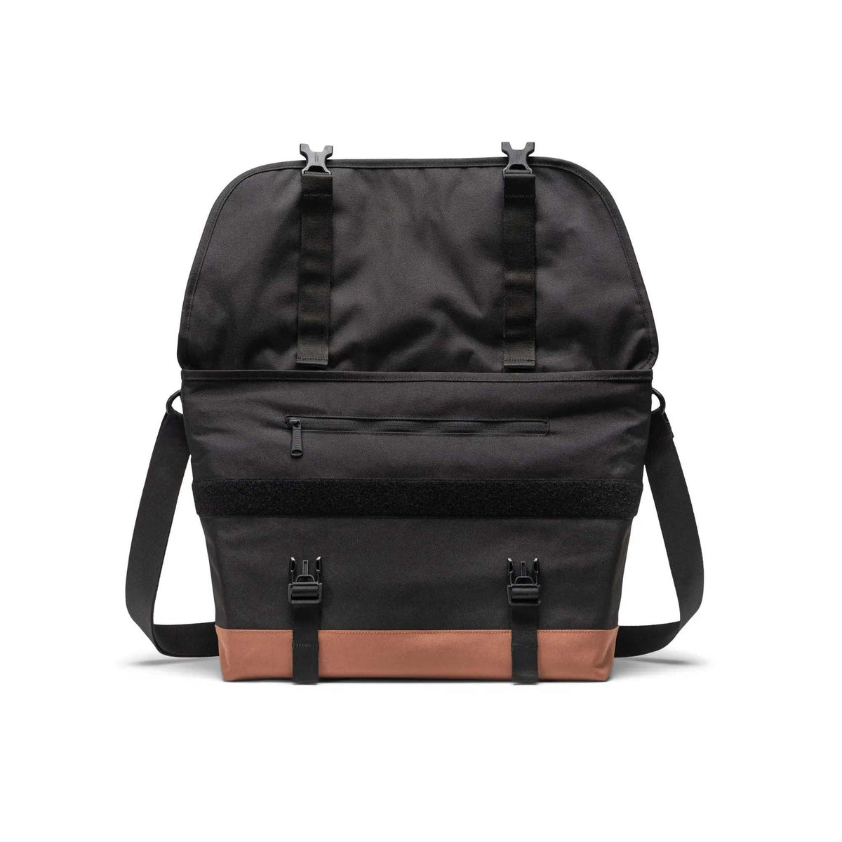 Herschel Messenger Bags Black/Saddle Brown Herschel Cove Messenger - Black/Saddle Brown