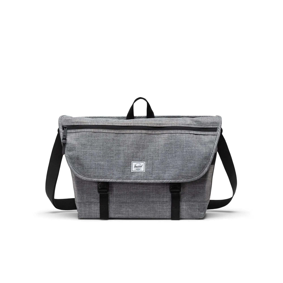 Herschel Messenger Bags Raven Crosshatch Herschel Cove Messenger - Raven Crosshatch