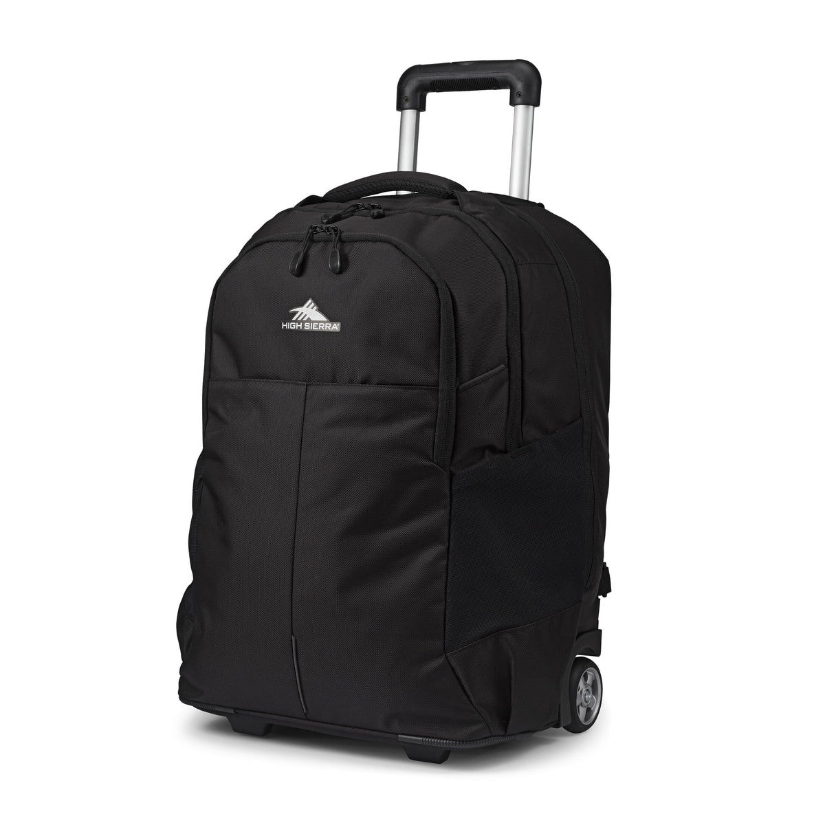 High Sierra Backpack on Wheels Black High Sierra Powerglide Pro Wheeled Backpack - Black