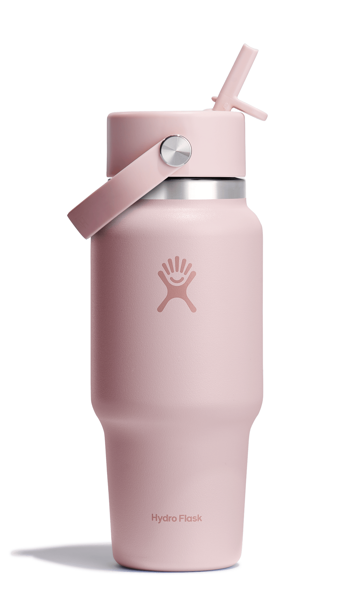 Hydro Flask Water Bottles Trillium Hydro Flask 24oz Wide Mouth Flex Straw Cap Travel Bottle