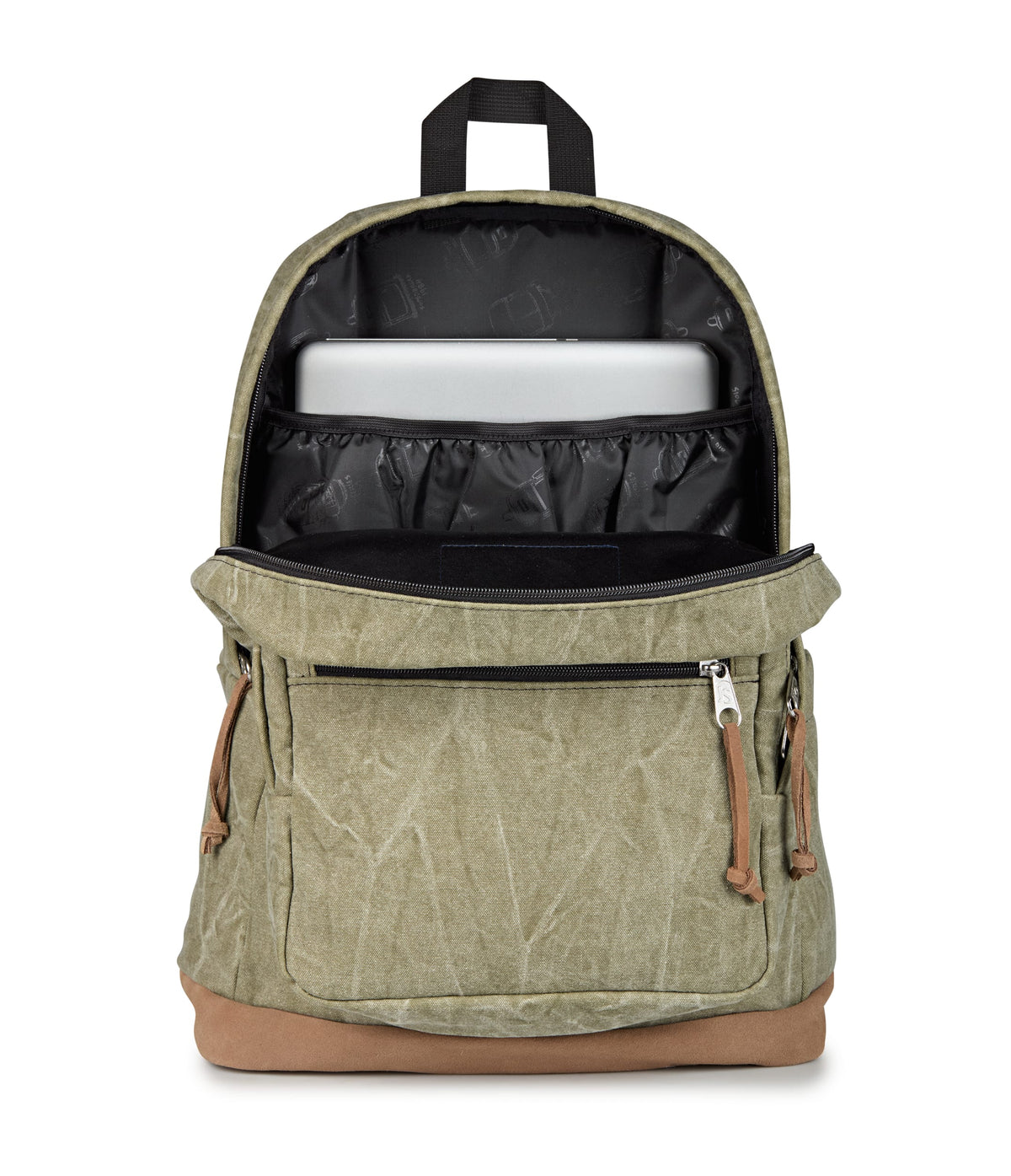 Jansport Backpacks Aged Canvas Green JanSport Right Pack Expressions - Aged Canvas Green