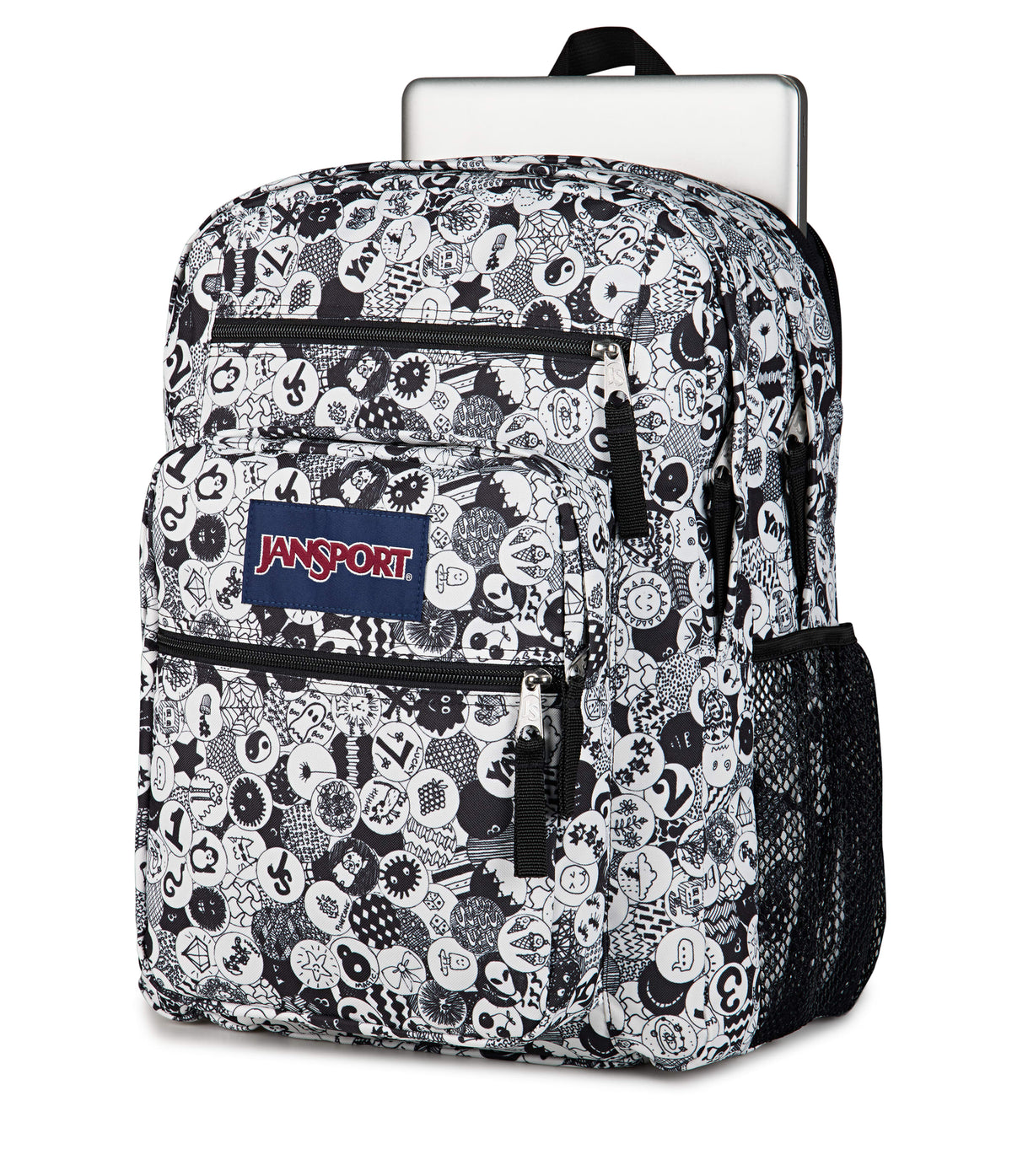 Jansport Backpacks Doodle Dots JanSport Big Student Backpack - Doodle Dots