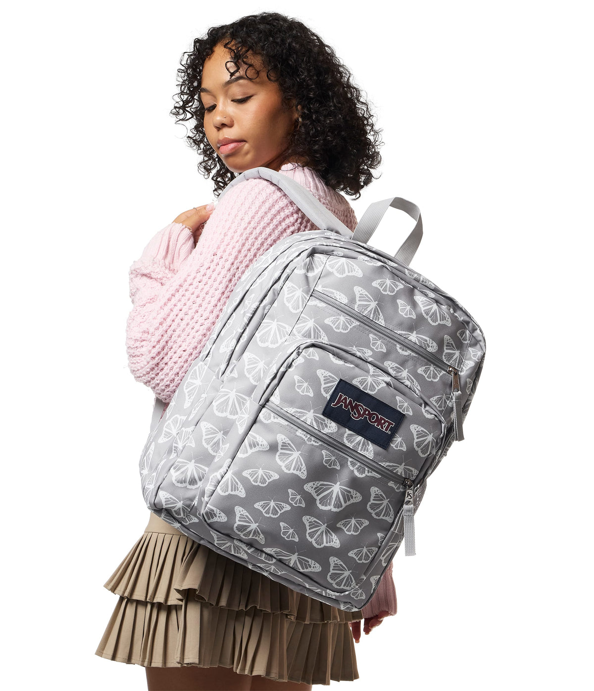 Jansport Backpacks Flutter By Grey JanSport Big Student Backpack - Flutter By Grey