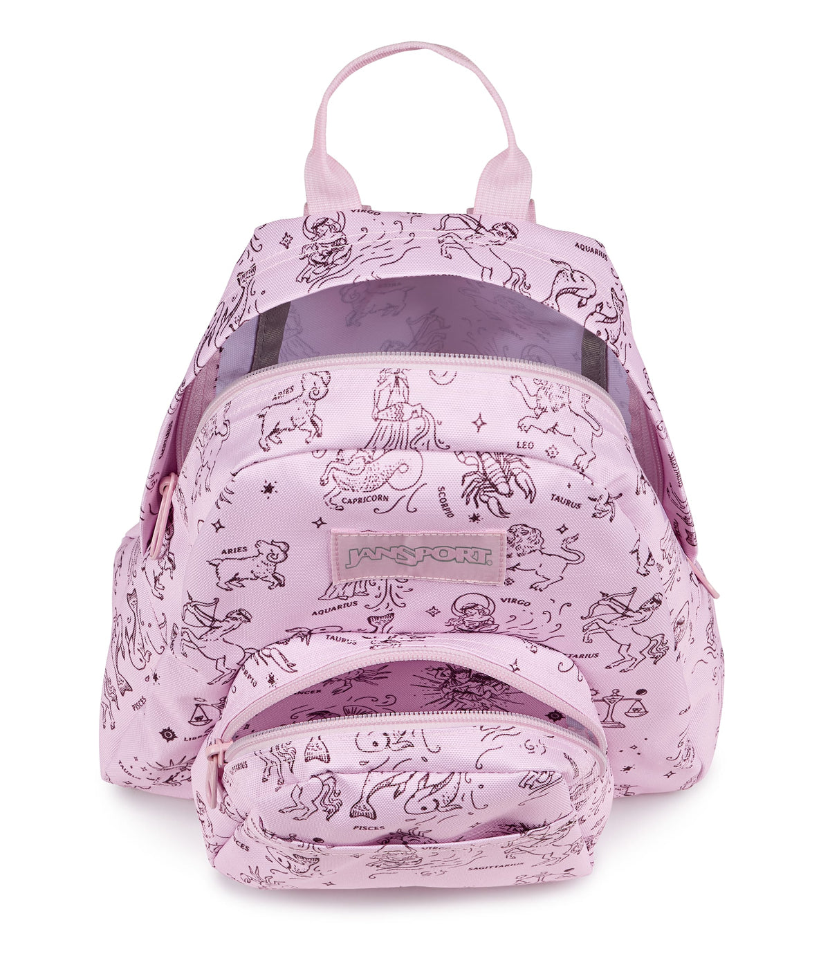 Jansport Backpacks Horoscope Horizons Pink Ice JanSport Half Pint Mini Backpack - Horoscope Horizons Pink Ice