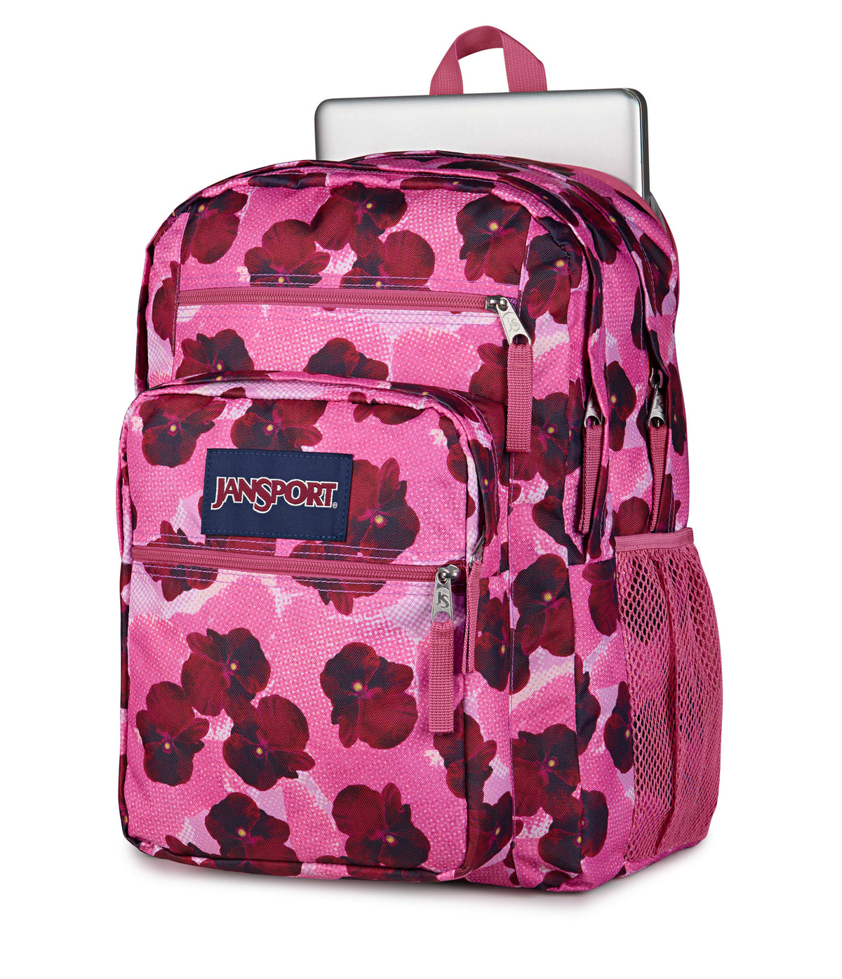 Jansport Backpacks Pop Art Pansies JanSport Big Student Backpack - Pop Art Pansies