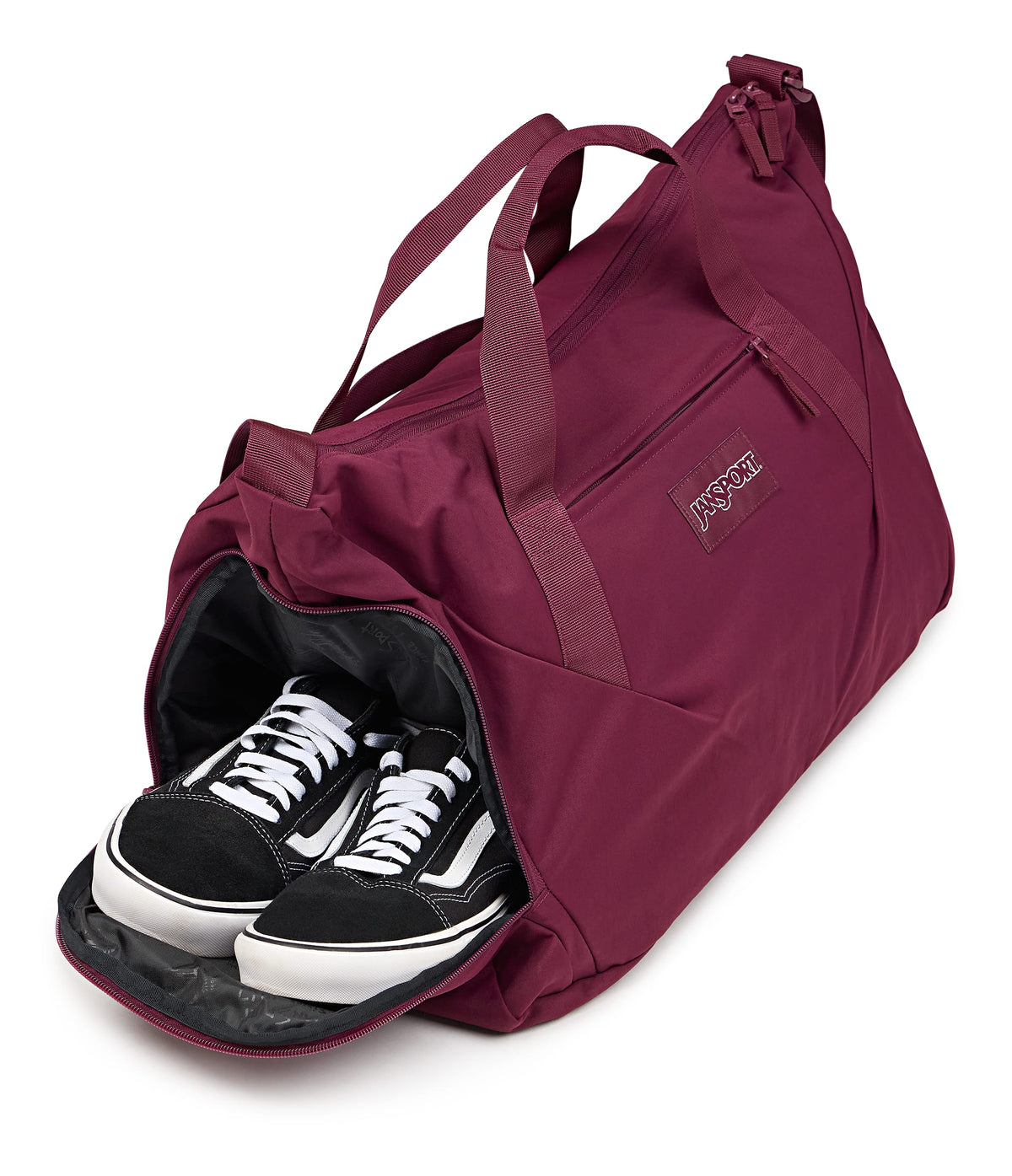 Jansport Duffles Cherry Lacquer JanSport Recharge Gym Bag Large - Cherry Lacquer