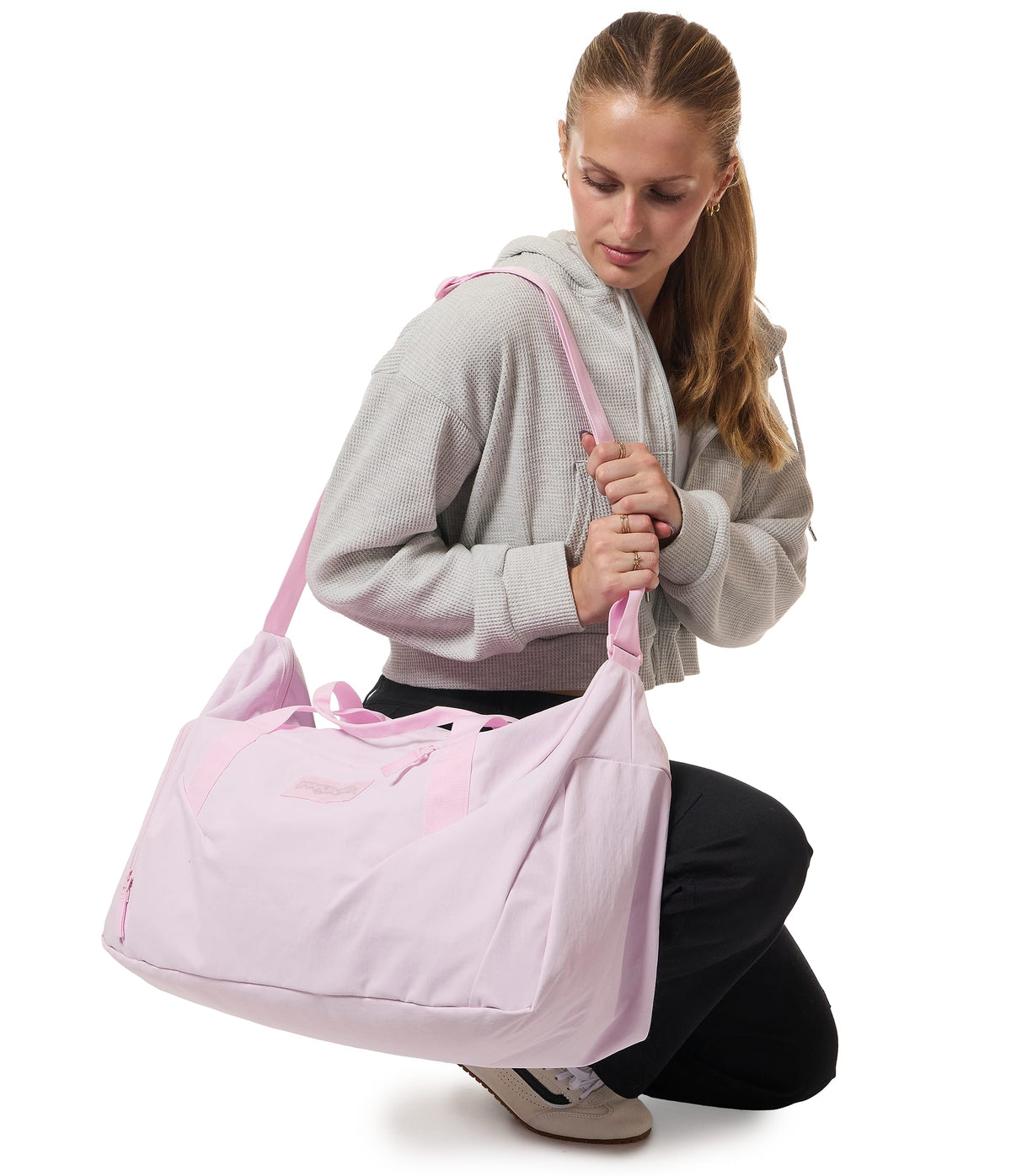 Jansport Duffles Pink Ice JanSport Recharge Gym Bag Large - Pink Ice