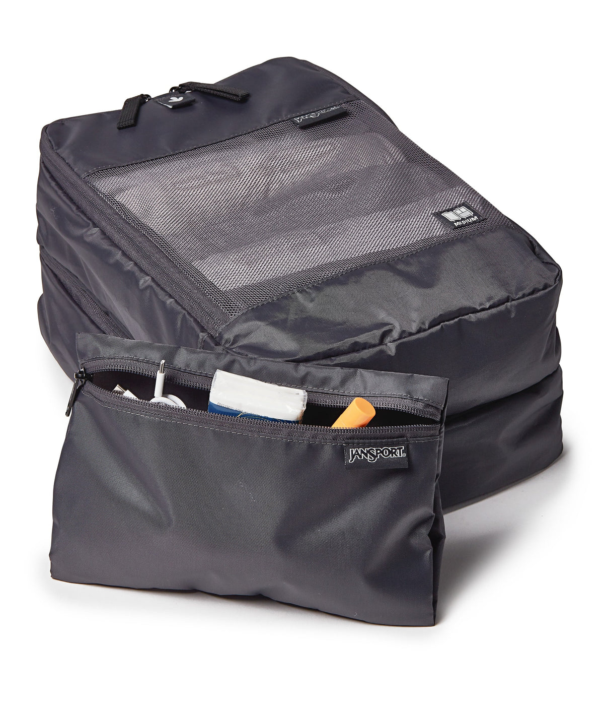 Jansport Travel Accessories Smokey Grit JanSport Good Latitude Packing Cubes - Smokey Grit