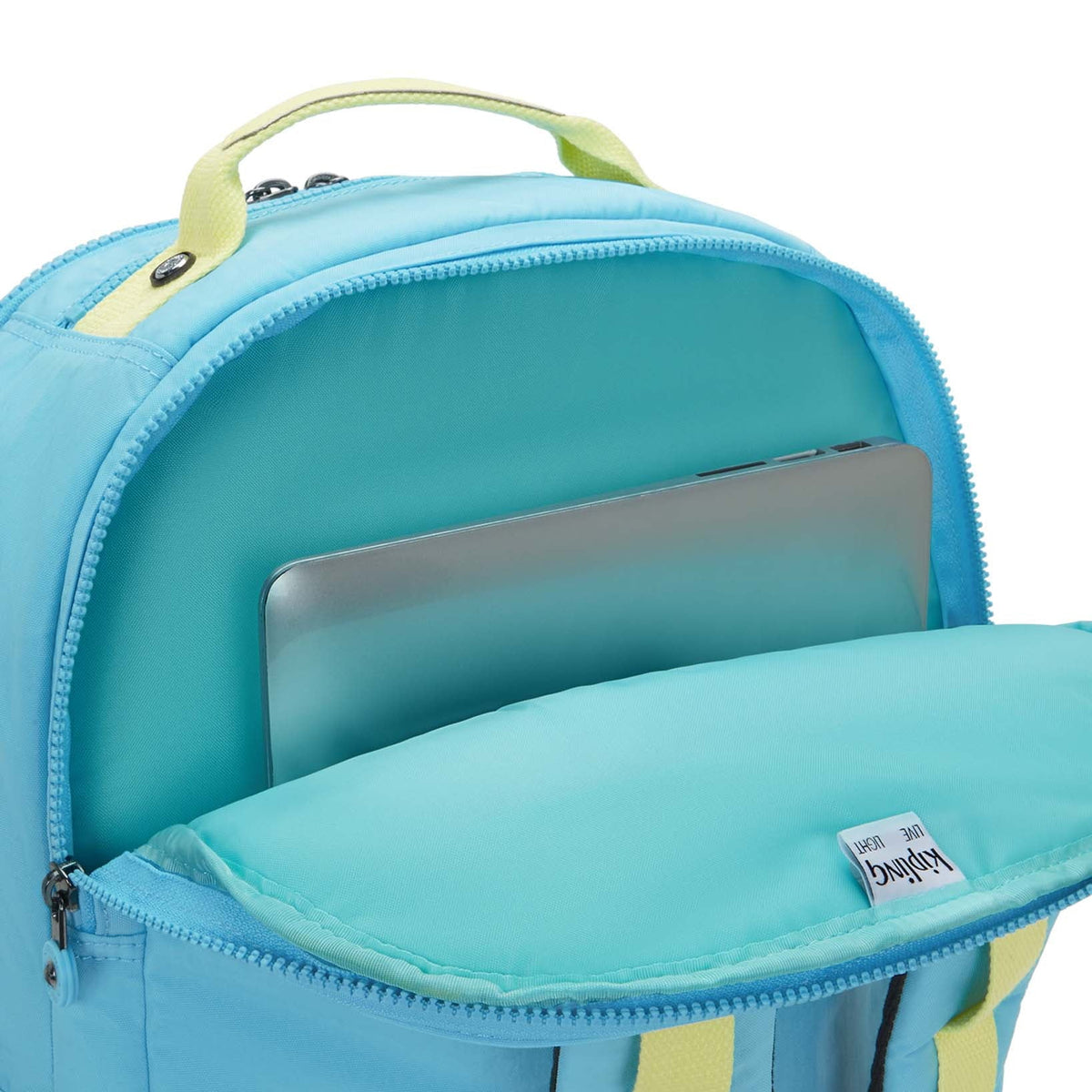 Kipling Backpacks Splash Blue Kipling Seoul Large 15" Laptop Backpack - Splash Blue