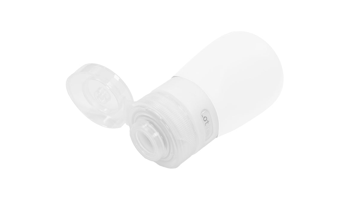 Lewis N. Clark Travel Accessories Turquoise/White Lewis N. Clark Silicone Bottles, 2-Pack - 55ml