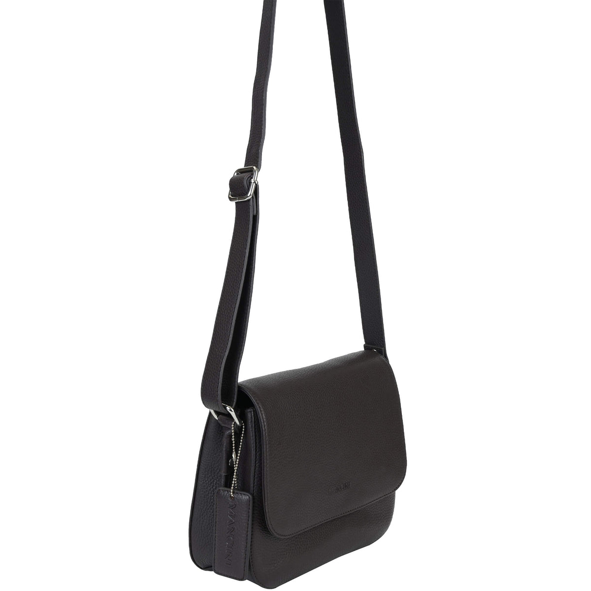 Mancini Cross-Body Bag Mancini Pebbled Alison Crossbody Handbag