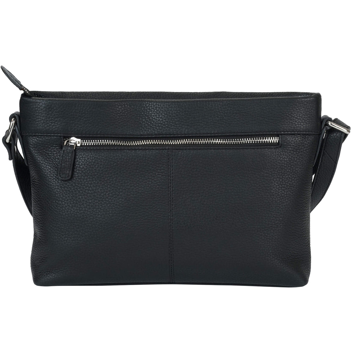 Mancini Cross-Body Bag Mancini Pebbled Loretta Crossbody Handbag with Organizer