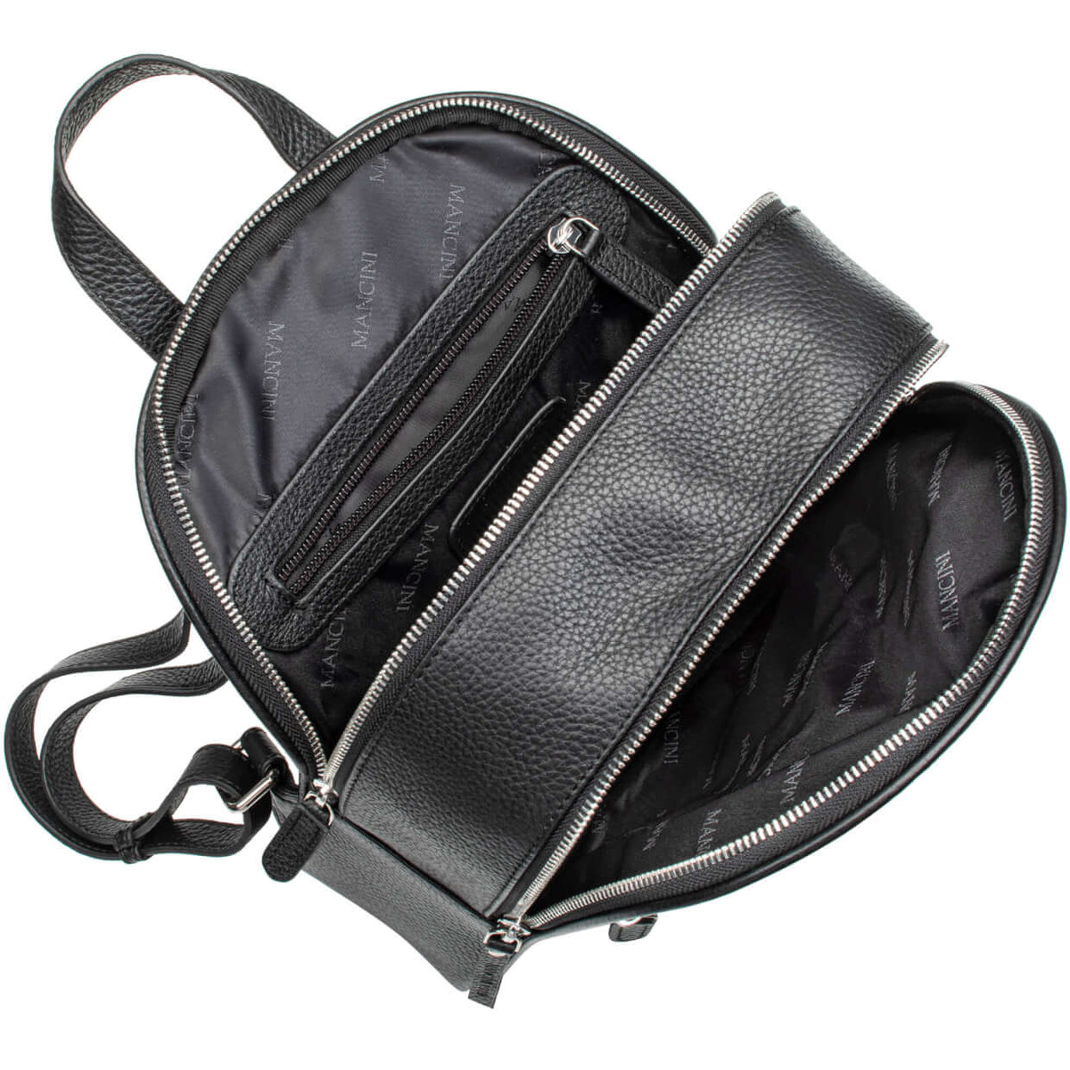Mancini Handbags Mancini Pebbled Audrey Backpack
