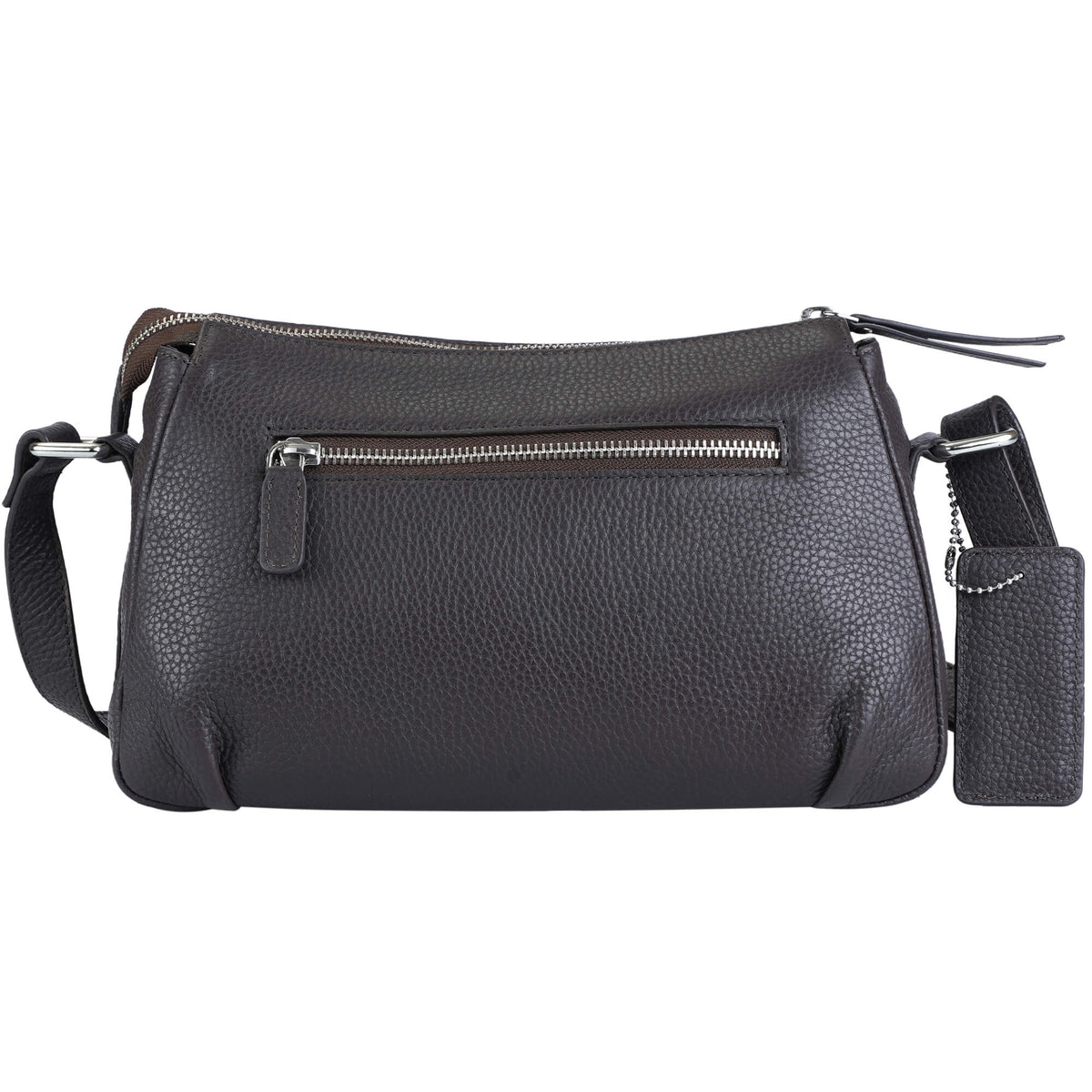 Mancini Handbags Mancini Pebbled Charlize Leather Crossbody Bag