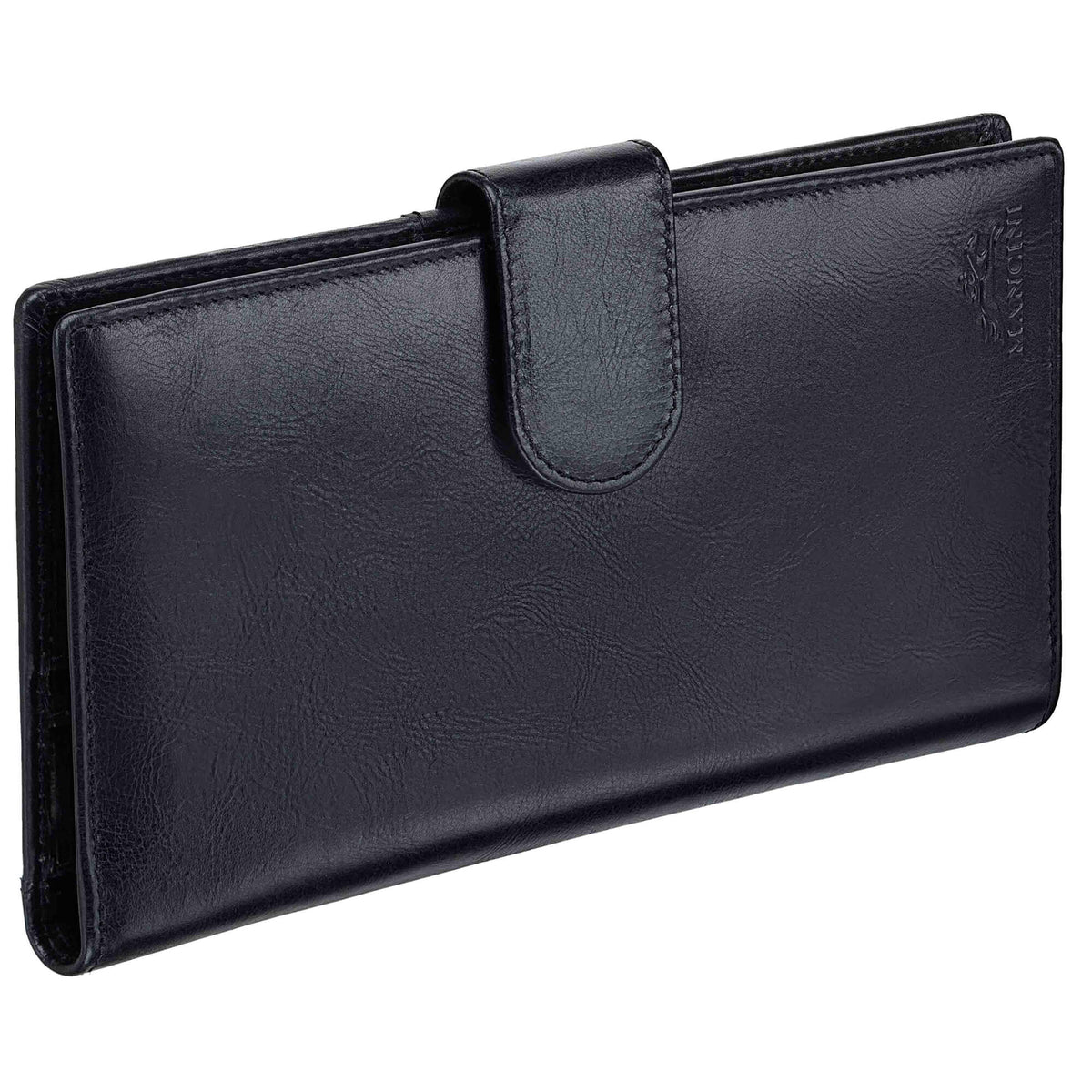 Mancini Passport Case Mancini CASABLANCA RFID Secure Classic Passport / Travel Organizer