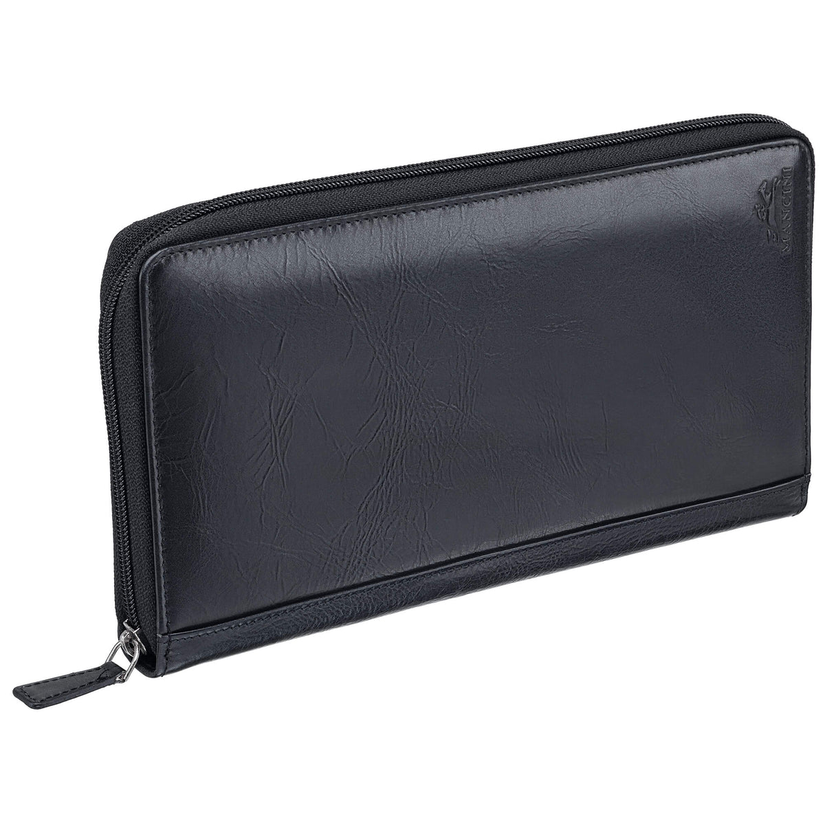 Mancini Passport Case Mancini CASABLANCA RFID Secure Deluxe Passport / Travel Organizer