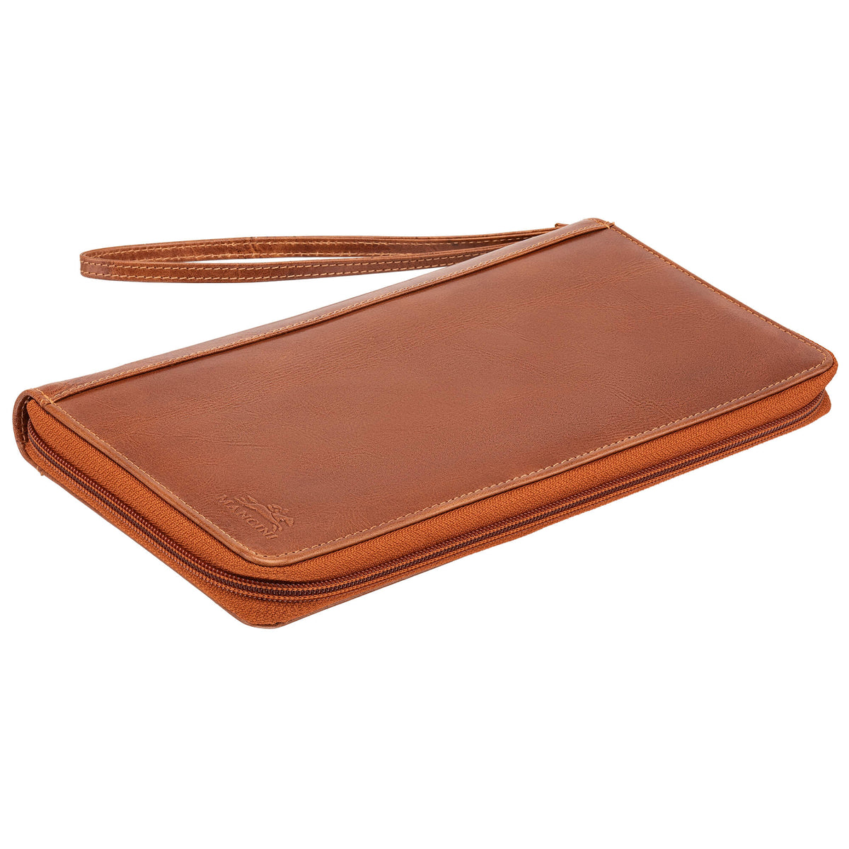 Mancini Passport Case Mancini CASABLANCA RFID Secure Deluxe Passport / Travel Organizer