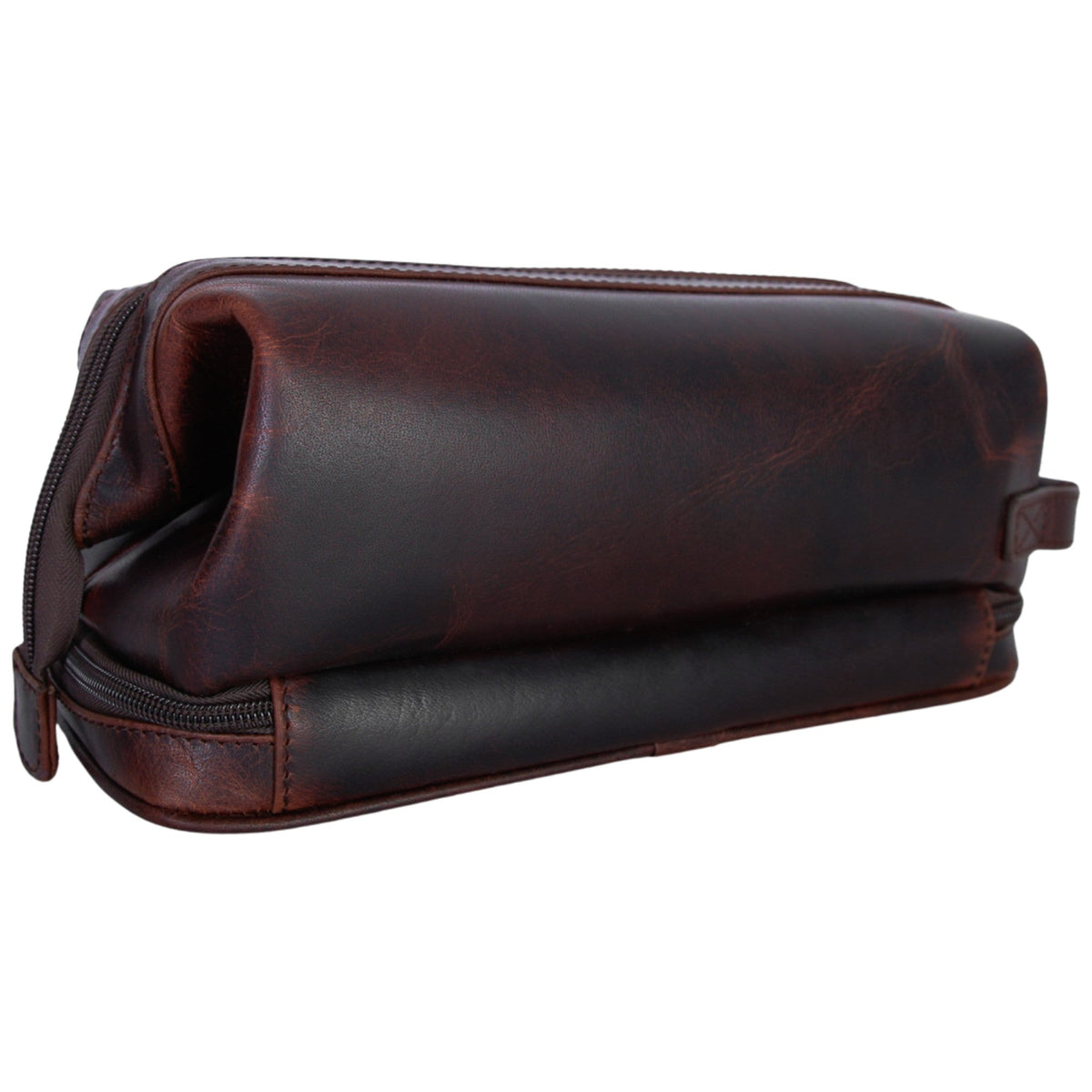 Mancini Travel Accessories Mancini Classic Toiletry Kit with Zippered Organizer