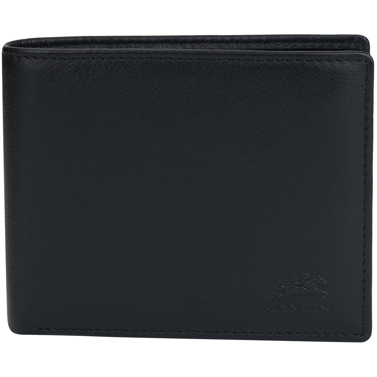 Mancini Wallets Black Mancini Sonoma RFID Secure Center Wing Wallet