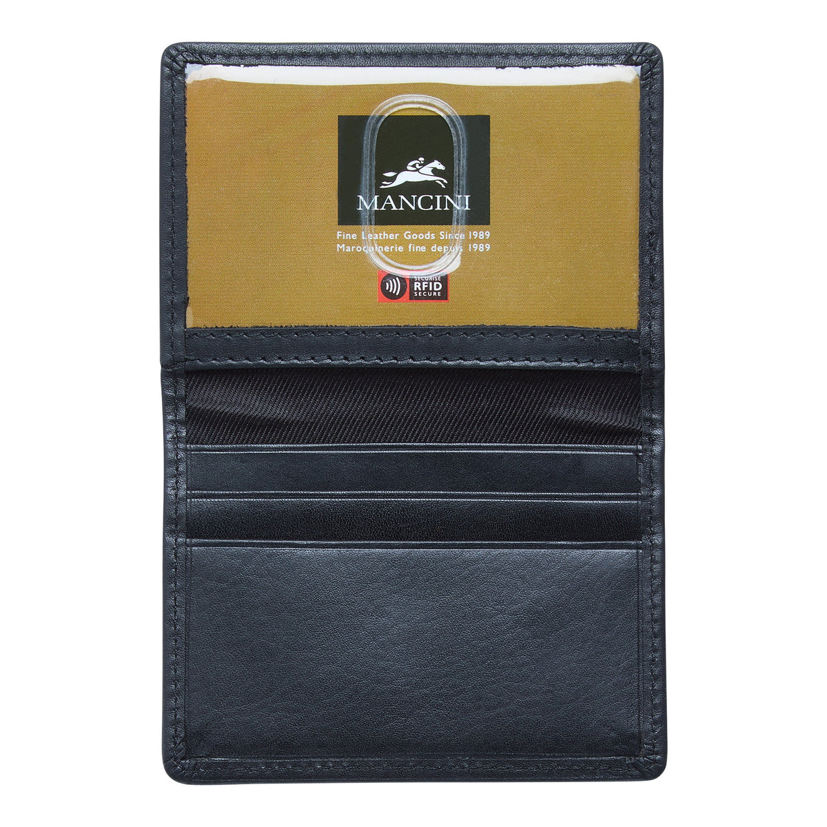 Mancini Wallets Mancini BOULDER Men's RFID Secure Zippered Wallet with Removable Passcase
