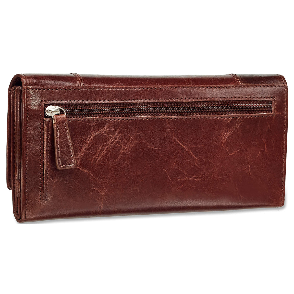Mancini Wallets Mancini CASABLANCA Ladies’ RFID Secure Trifold Wallet