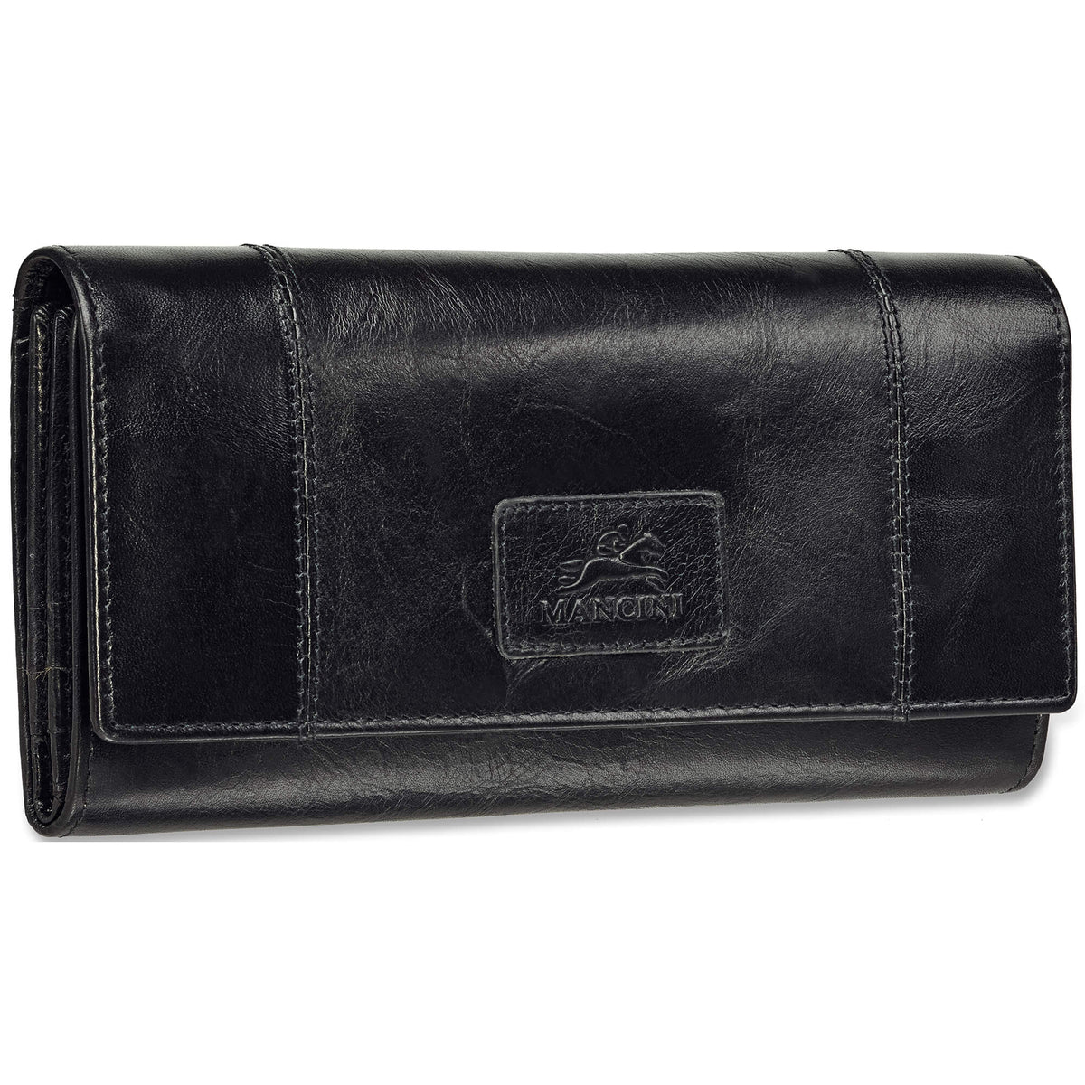 Mancini Wallets Mancini CASABLANCA Ladies’ RFID Secure Trifold Wallet